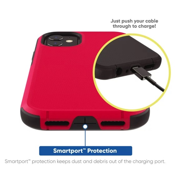 🔥Bundle🔥 2 Cases protect onn. Slim Rugged Phone Case iPhone 11/XR Red NWT NEW - Picture 5 of 9